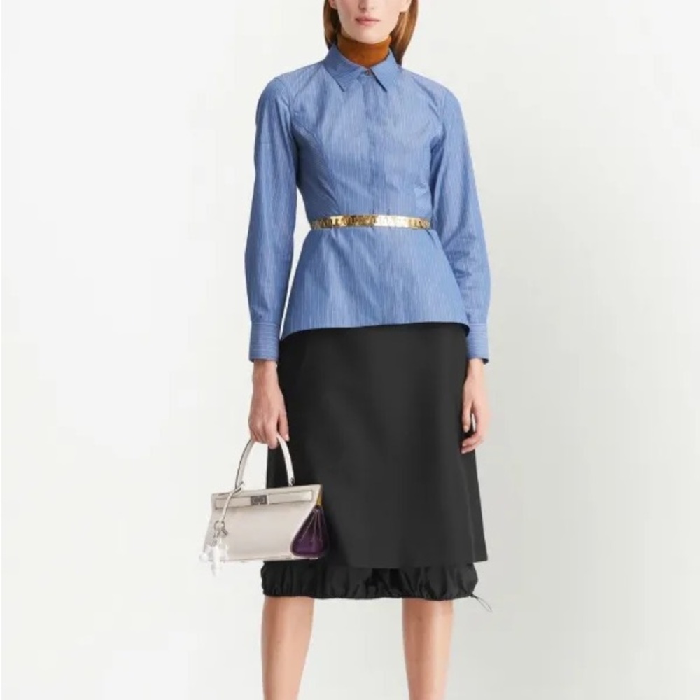 Tory Burch NWT English Mohair Skirt- Black - 12